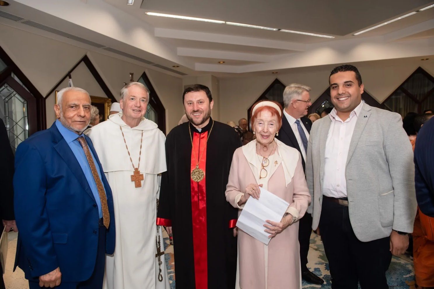 Interfaith and community leaders with the Grand Mufti
