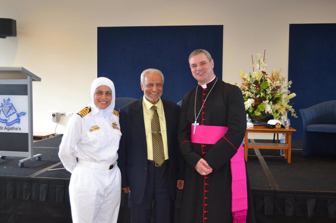 Community, defence and church leaders together
